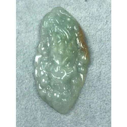Natural 7A Myanmar jade Handcarved jade dragon green jade pendant jade necklace men pendants jewelry jade necklaces