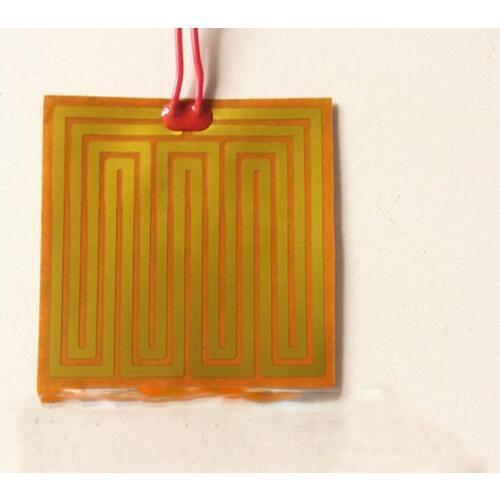 12mmx17mm 3.7V 1W ,PI film heating film polyimide heater heat rubber element heating pan electric Element For 3D Printer