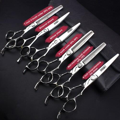 Genuine Sharonds Professional Hairdressing Scissors Flat Cut 6 inch 7 inch Hairdresser Special Haircut Scissors