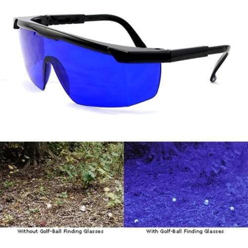 Golf finding glasses,Golf Ball Finder Professional Lenses Glasses,Sports Sunglasses Fit for Running Golf Driving,Blue Lens
