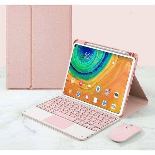 Russian Spanish Keyboard Bluetooth Keyboard Case for Samsung Galaxy Tab A7 10.4 2020 Case SM-T500 SM-T505 Cover Tablet Funda
