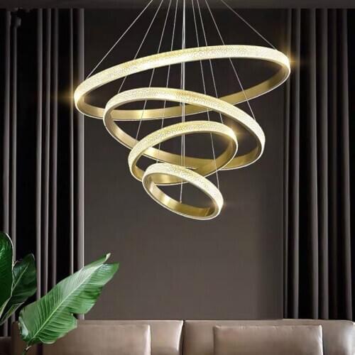 Modern Minimalist Living Room Dining Room Lighting Creative Personality Villa Hotel Bedroom American Luxury Acrylic Chandelier