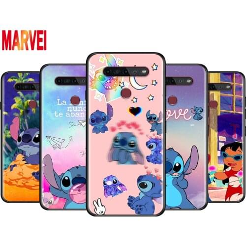 Stitch Little Monster For LG K92 K42 K22 K71 K61 K51S K41S K30 K20 2019 Q60 V60 V50 S V40 V30 G8S G8 X ThinQ Soft Phone Case