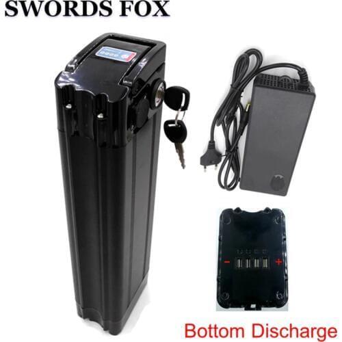 SWORDS FOX Excellent 36V 18AH Bottom discharge for electric bike battery lithium battery 36v battery +BMS+Charger
