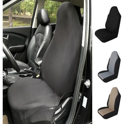 Universal Car Single Front Car Seat Pad Protective Cover Cushion Black