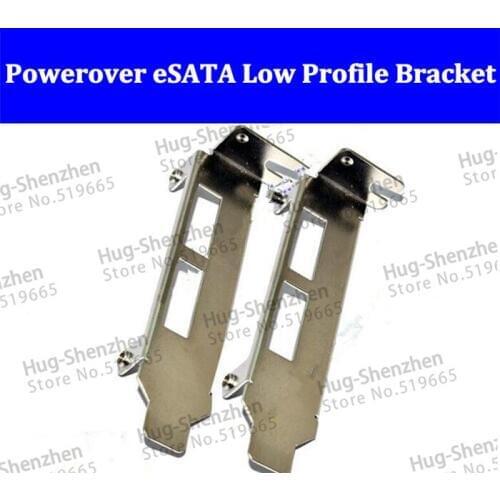 High Quality Powerover eSATA 2Port PCI-e adapter card SATA3.0 card low profile bracket 8CM for chassis 100pcs/lot