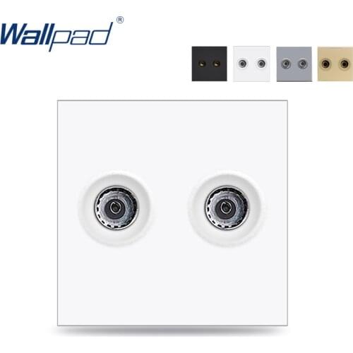 Wallpad Double TV Socket Television Outlet Function Key For Module only 52*52mm