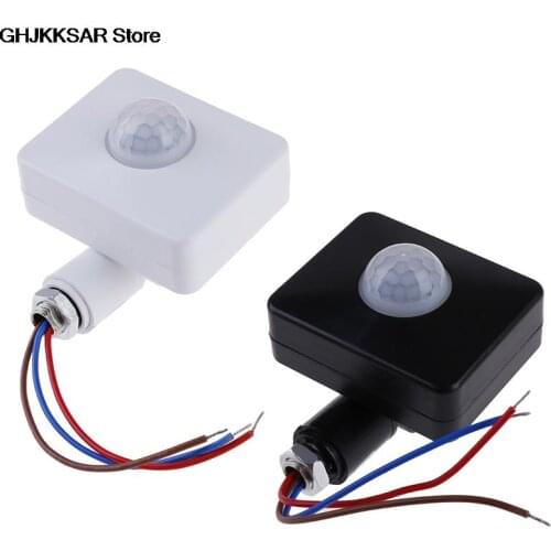 1XGood Quality Motion Sensor 12V Automatic Infrared PIR Motion Switch Detector DC 12 Volt Lamp Light Outdoor Timer Sensor Switch