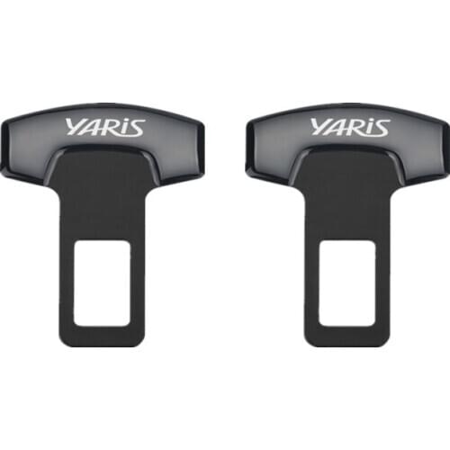 For Toyota yaris 2004 2008 2018 accessories car styling Safety Belt Buckles Car Seat Safty Belt Alarm Canceler Stopper 2PCS