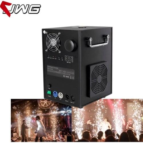 Free Shipping 700W Cold Spark Fountain Fireworks Sparkler Machine Stage Firework 5m Jet DMX Remote Control For Wedding Party