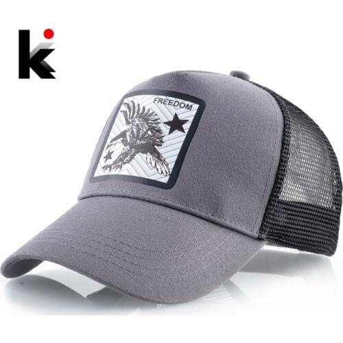 Mesh Baseball Cap Mens Dad Hat Women Breathable Snapback Caps Summer Visor Hat Freedom Fashion Hip Hop Trucker Baseball Gorras
