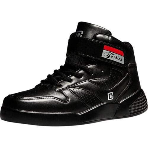 Large Size High Top Spring Sport Shoes Male Footwear Sneakers Men Running Shoes Mens Sports Sneakers Boy Black Jogging GME-1257