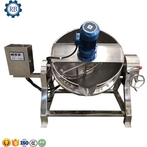 50-600L Fruit Jam Cooking Kettle Tomato Strawberry Paste Date Syrup Making Cooker Pot With Mixer/Gas Electric Jam Cooking Pot
