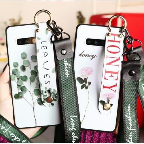 WristStrap Lanyard Coque For Samsung Galaxy A52 A32 A72 A50 A51 A12 A31 A40 A70 A71 Note 20 S20 FE S21 Ultra S10 S9 S8 Plus Case