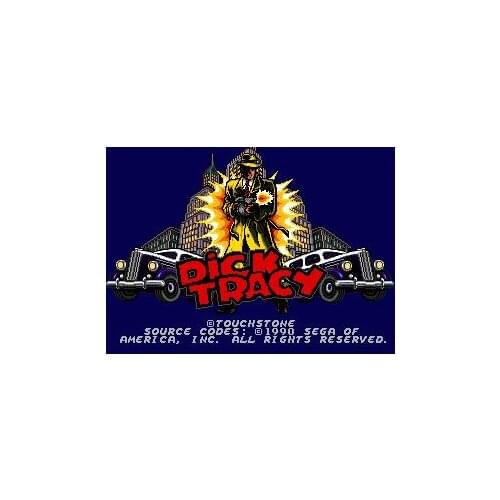 Dick Tracy 16 bit MD Game Card For Sega Mega Drive For SEGA Genesis