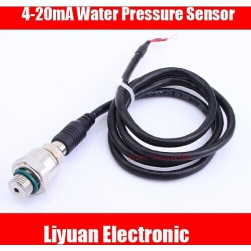 1pcs 4-20mA Water Pressure Sensor / G1 / 4 Water Supply Pressure Transmitter/ 1MPA Pressure Transmitter 10-28VDC