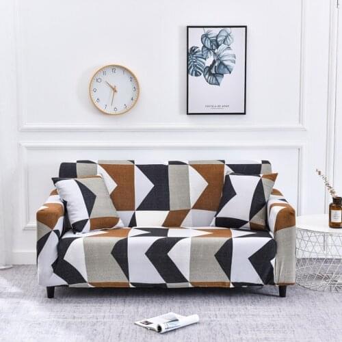 Printed Elastic Sofa Covers Stretch Sofa Protector Anti-Dust Sofa Couch Cover ArmChair 1/2/3/4-seat