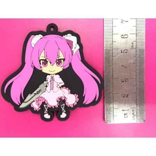 G990 Akame ga Kill Original Japanese anime figure rubber mobile phone charms/keychain/strap