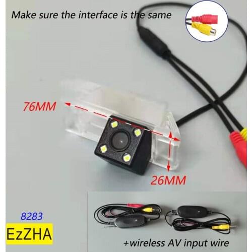 HD Wireless Car CCD Rear Camera 4LED light 4 8 12 led dynamic Night Vision For Peugeot 301 308 408 508 2013 2014 Citroen C5 C4