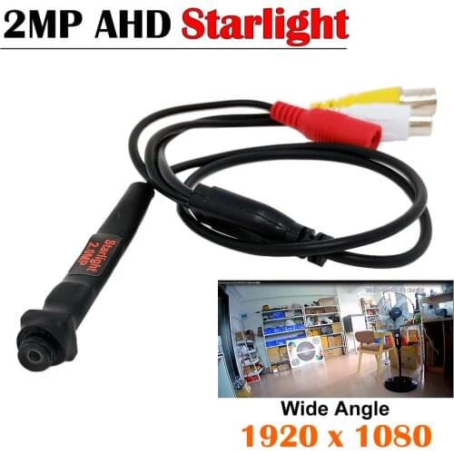 Starlight HD 1080P AHD Camera Low illumination Super Wide Angle Micro Video Audio Home CCTV Security Camera For AHD System