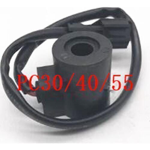 PC30 PC40 PC55 Solenoid Valve Coil (H: 38.5mm, Dia: 12mm) for Komatsu Excavator, 6 month warranty
