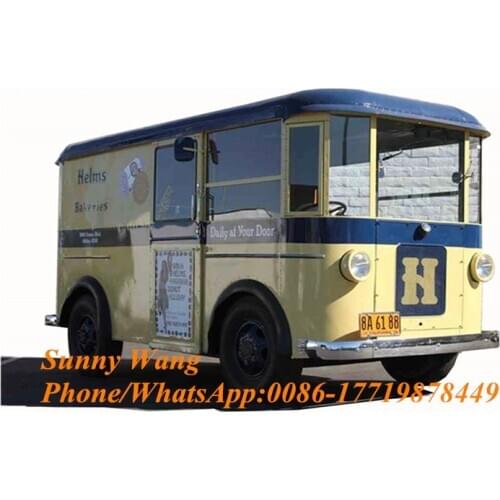 Commercial Chinese Electric food kiock/van Food Truck Mobile Ice Cream Food Cart Business For Sale