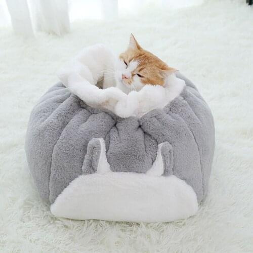 Cat Beds & Furniture Cat Litter Cat Litter Round Warm Creative Cat Houses For Outdoor Cats Cute Cartoon Cat Sleeping Bags To Kee