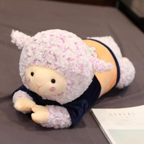 KUY Hot Nice 30cm/50cm/70cm Huggable Lovely Sheep Plush Toys Stuffed Cute Goat Animals Doll Soft Pillow for Kids Birthday Gift