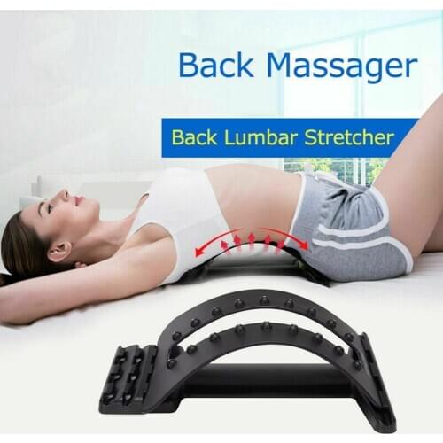 Back Massager Stretcher Muscle Relax Back Posture Corrector Fitness Lumbar Support Spine Pain Relief Health Care