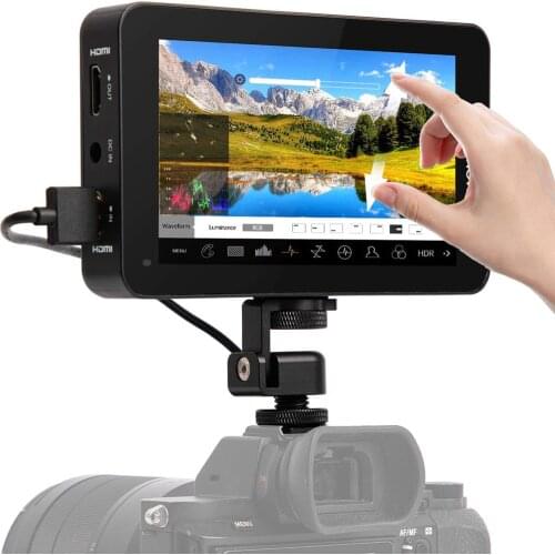 Desview R6 UHB 4K Monitor 5.5 Inch Camera Field Monitor FHD 2800nits 1920x1080 3D LUT HDR Touch Screen for Sony Canon Video