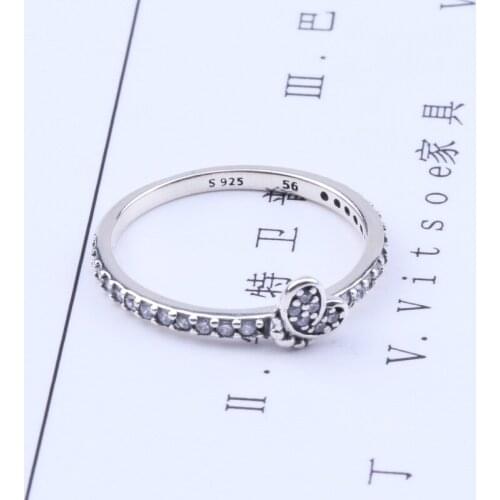 New Fashion Original 925 Silver Sparkling Butterfly Ring For Women Wedding Engagement Pan Rings DropShipping Wholesale