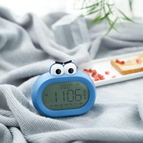 New Multifunctional Big Mouth Alarm Clock Student Electronic Digital Alarm Clock Creative Childrens Gift Led Small Alarm Clock