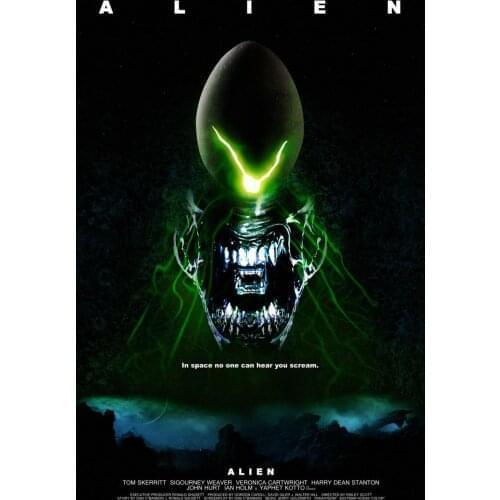 NEW ALIEN MOVIE Art print Silk poster Home Wall Decor