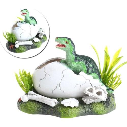 A Hippocampus Pneumatic Fish Tank Decoration Landscaping Simulation Pneumatic Oxygen Egg Dinosaur