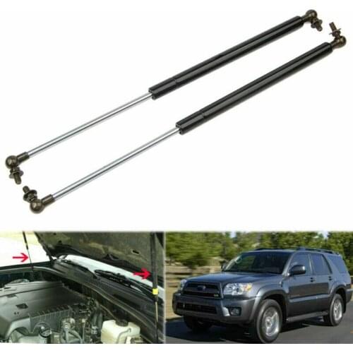 2PCS Front Engine Hood Lift Support Gas Strut Shock Spring Bar For Toyota 4 Runner Lexus GX470 2003-2009 Car Styling