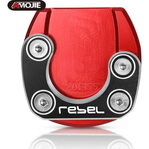 Motorcycle Kickstand Foot Side Stand Extension Pad Support Plate for Honda Rebel CMX 300 500 CMX300 CMX500 2018 2019 2020 2021