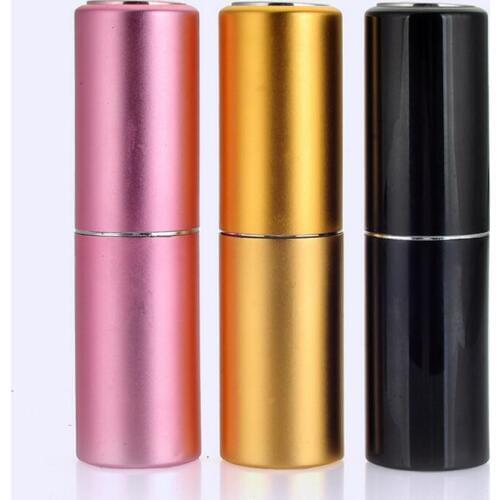 High Grade 15ML Portable Refillable Rotary Aluminum Spray Perfume Bottle With Sprayer For Traveler LX1345