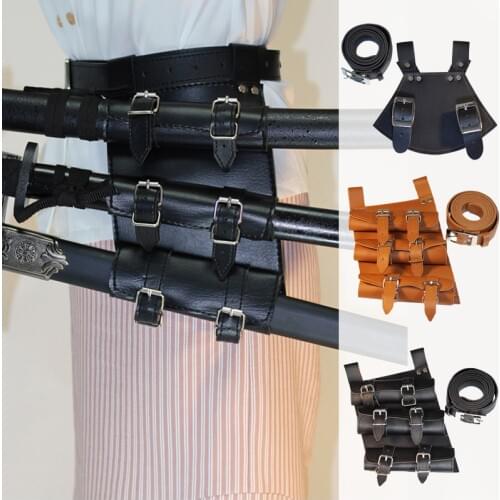 Medieval Sword Belt Waist Sheath Scabbard Frog Holder Adult Men Larp Knight Weapon Costume Rapier Ring Belt Holster For Katana