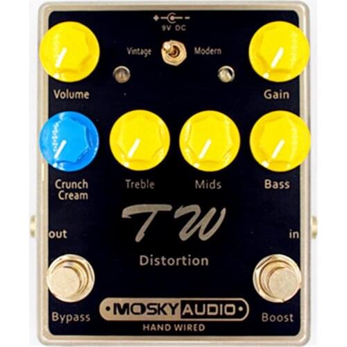 TW Electric Guitar Effector Manual Effector High Gain Distortion Effect Pedal Guitarra Accessories Stringed Musical Instrument