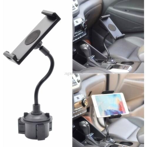 Universal Adjustable Car Cup Holder Mount Cradle for iphone iPad Samsung Galaxy Xiaomi Huawei 5.5 to 11 inch Cellphone Tablet