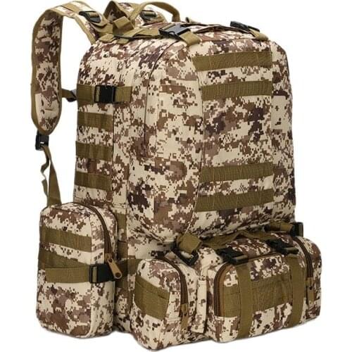 Large Capacity Nylon Waterproof Equipment Trekking Military Water Tank Rucksacks 50L