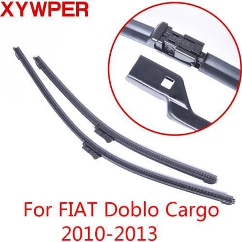 XYWPER Wiper Blades for Fiat Doblo Cargo 2010 2011 2012 2013 Car Accessories Soft Rubber Windshield Wipers