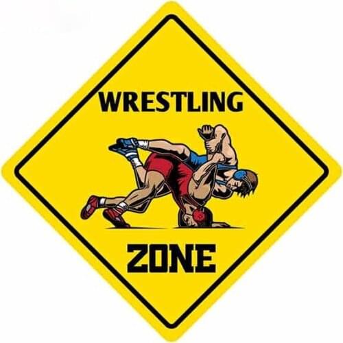Wrestling Zone Graphics Auto Funny Car Stickers Motorcycle Wall Door Car Bumper Waterproof Fine Decals 13cm X 13cm