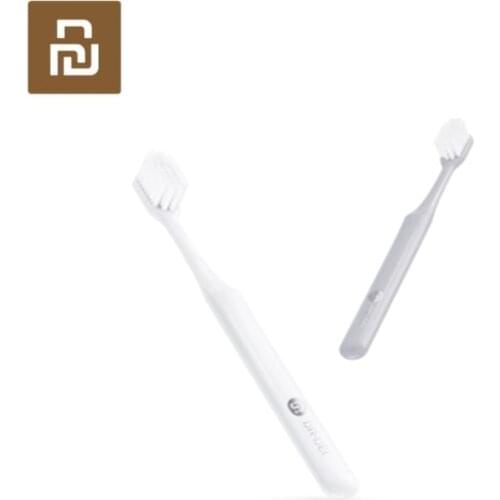 2PCS Youpin Dr. B toothbrush Youth Edition Toray Ultra Fine Fur, Nickel Silver Sheet Growing, Optical Polishing Abrasives