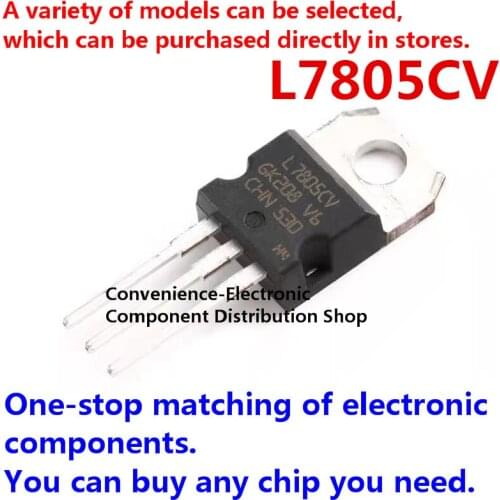 10PCS/PACK L7805CV L7806CV L7808CV L7809CV L7812CV L7815CV L7818CV L7824CV TO-220 7805 7806 7809 7812 7815 7824 regulator chip
