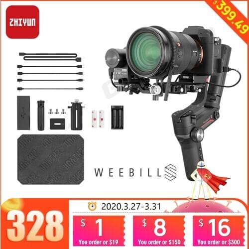 Zhiyun WEEBILL S 3-Axis Stabilizer For Sony Panasonic GH5s Mirrorless Camera Handheld Gimbal With Focus Control pk DJI Ronin sc