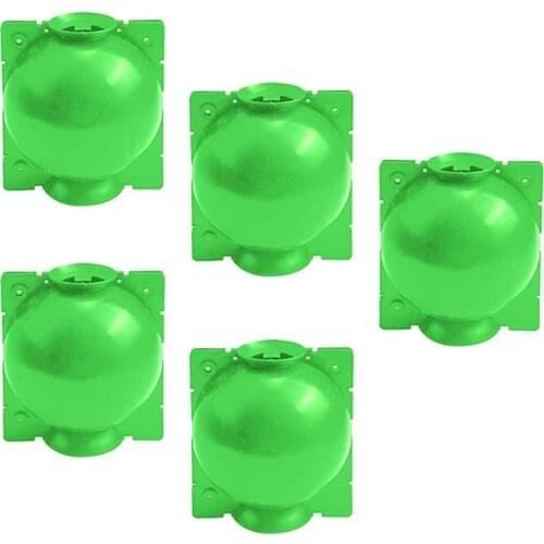 5 Pieces of Plant Propagation and Rooting Ball Device-Reusable Plant Propagation Grafting Box (S, Green)