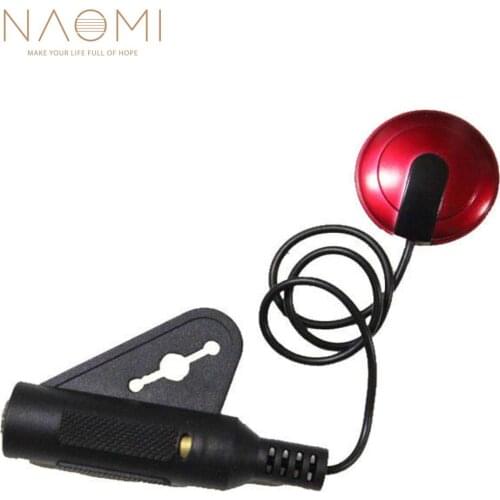 NAOMI Violin Pickup Piezo Contact Microphone Pickup For Guitar Violin Banjo Mandolin Ukulele Etc Violin Parts Accessories New
