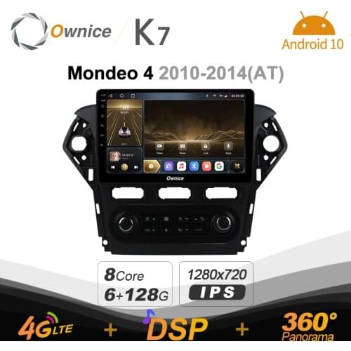 K7 Ownice 2 Din Android 10.0 Car Multimedia radio for Ford Mondeo 4 2010 - 2014 With 8 Core A75*2+A55*6 SPDIF 6G 128G 4G LTE