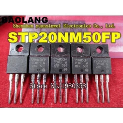 Free shipping P20NM50FP STP20NM50FP 20NM50 TO220 New and original 10PCS/LOT